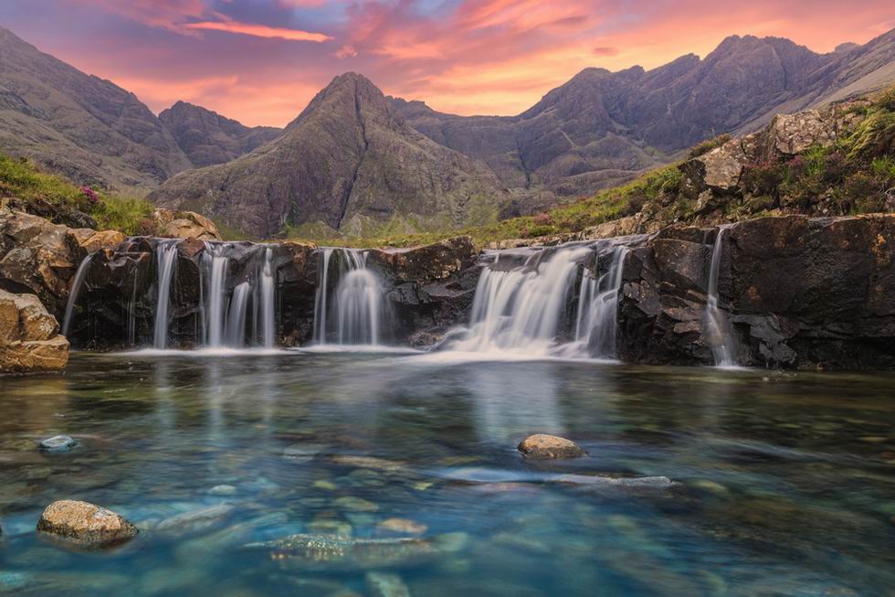 Fairy Pools skye-sziget Skócia