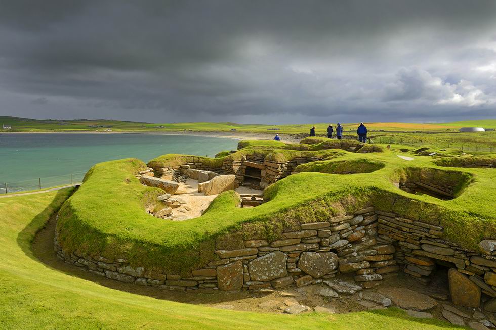 Skara Brae - Orkney-szigetek Skócia